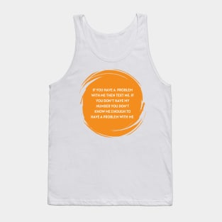 cool quote Tank Top